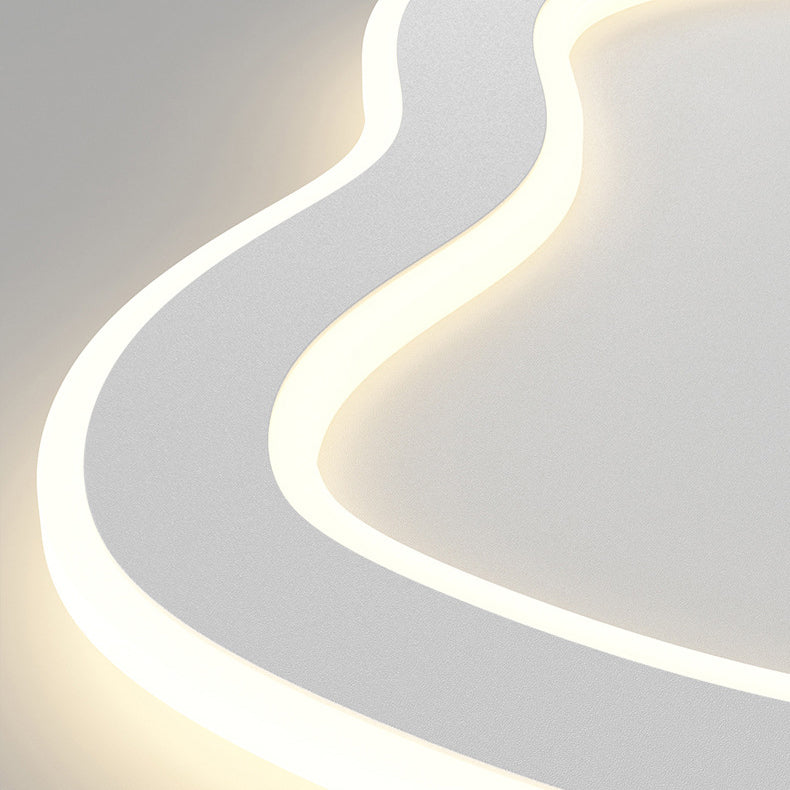 مصباح حائط LED بتصميم إبداعي عصري مصنوع من الحديد والأكريليك 