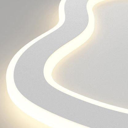 مصباح حائط LED بتصميم إبداعي عصري مصنوع من الحديد والأكريليك 