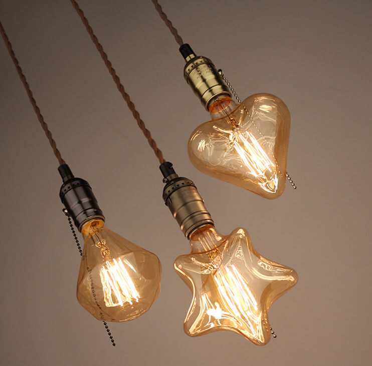 Retro 1-Light Single Pendant Light 3 Design