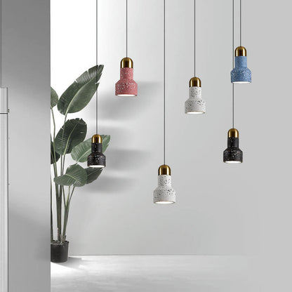 Nordic Colorful Terrazzo 1-Light Pendant Light