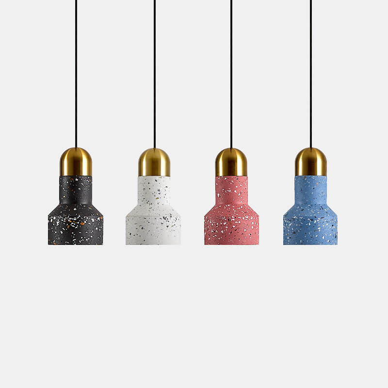 Nordic Colorful Terrazzo 1-Light Pendant Light