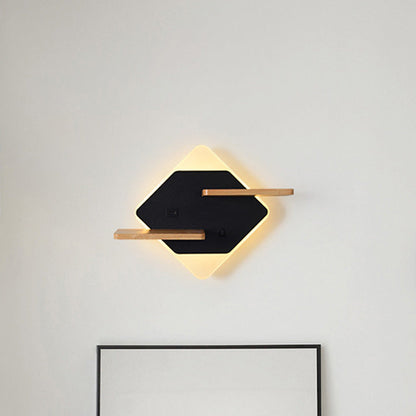 Modern Acrylic Phone Holder LED Creative Wall Sconce Lamp