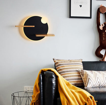 Modern Acrylic Phone Holder LED Creative Wall Sconce Lamp