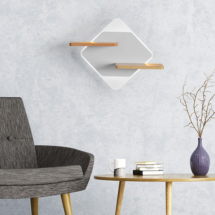 Modern Acrylic Phone Holder LED Creative Wall Sconce Lamp