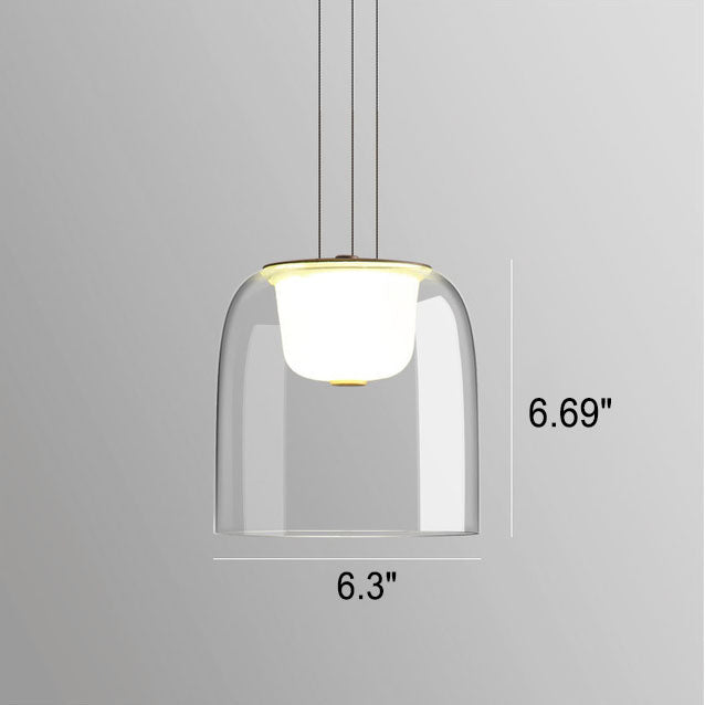 Nordic Modern Style Light Luxury Creative Glass LED Pendant Light