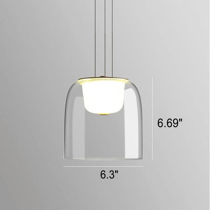 Nordic Modern Style Light Luxury Creative Glass LED Pendant Light