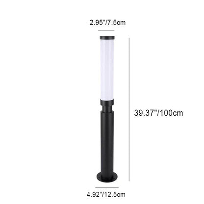 Modern Acrylic Waterproof Creative Lipstick Design LED Outdoor Lawn Floor Lamp