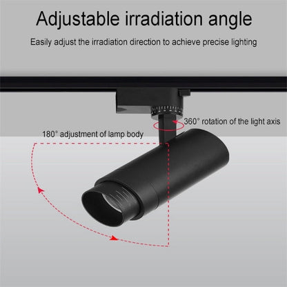 Modern Minimalist Adjustable Dimmable Focus Dimming Spotlight Tubular Track Lighting 3/4/5 Light LED Flush Mount For Living Room