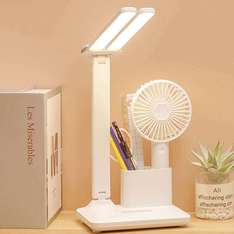 Eye Protection Creative Double Head Multi-angle Adjustable LED Table Lamp