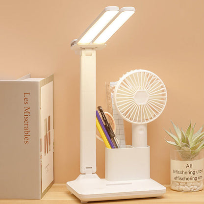 Eye Protection Creative Double Head Multi-angle Adjustable LED Table Lamp