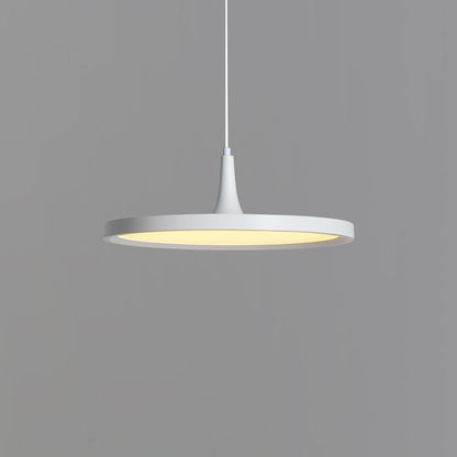 Modern Minimalist Hardware Aluminum Flying Saucer LED Pendant Light For Dining Room