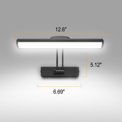 Minimalist Bar Shape Vanity Light Multi-Angle Adjustable LED Wall Sconce Lamp