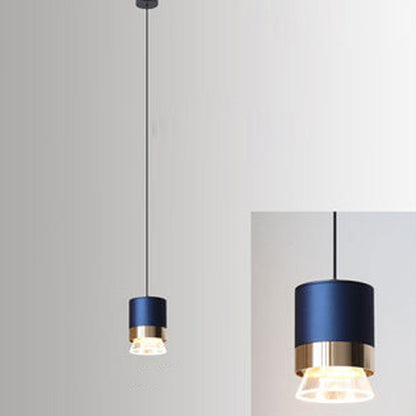 مصباح معلق LED أسطواني فاخر من الألومنيوم والأكريليك من Nordic Light 