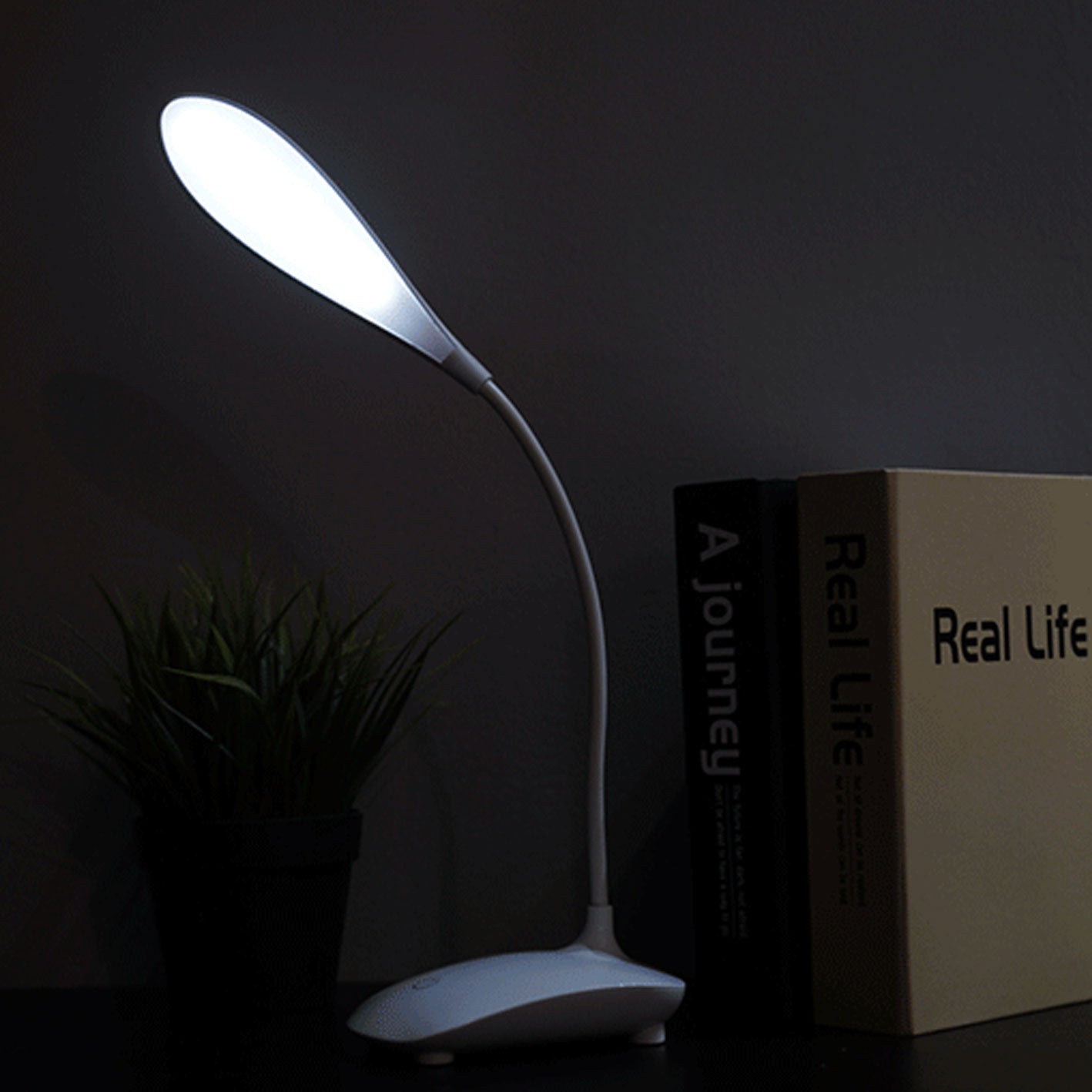 Simple Creative Twistable Touch Folding Eye Protection LED Desk Lamp