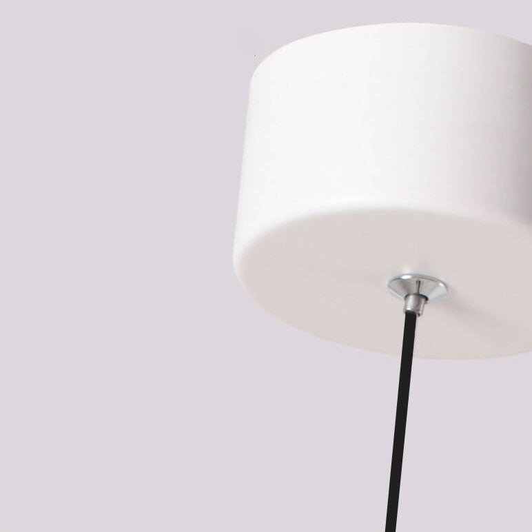 ثريا جزيرة LED من الألومنيوم بلون واحد بتصميم عصري بسيط 
