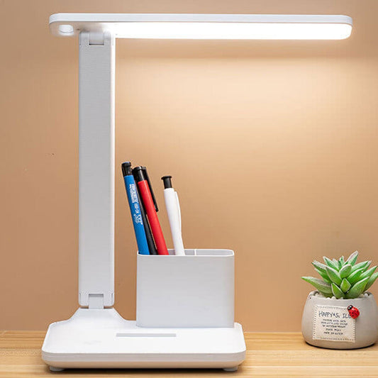 Simple Folding Pen Holder USB Eye Protection LED Reading Desk Lamp