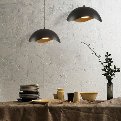 Nordic Minimalist Dome Wave Design LED Pendant Light