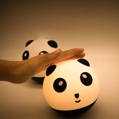 Cute Panda Tumbler Silicone LED Night Light