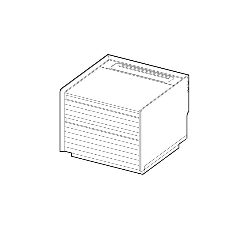 Traditional Vintage Rectangular Rock Slab Wood Base Nightstand 2-Drawer For Bedroom