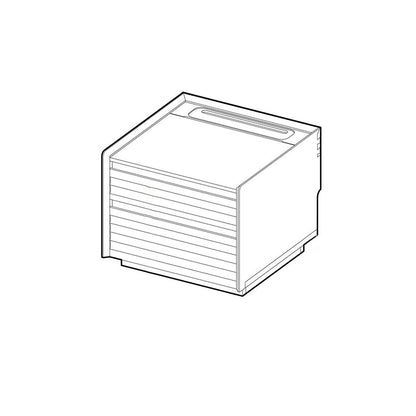 Traditional Vintage Rectangular Rock Slab Wood Base Nightstand 2-Drawer For Bedroom