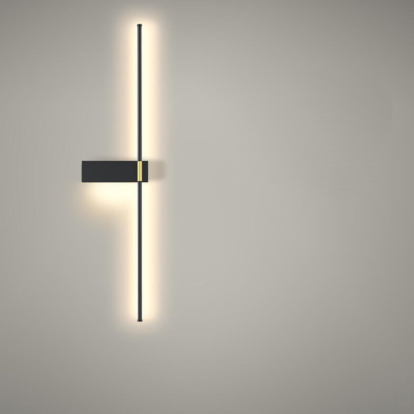 Modern Minimalist Long Line Iron Acrylic LED Wall Sconce Lamp