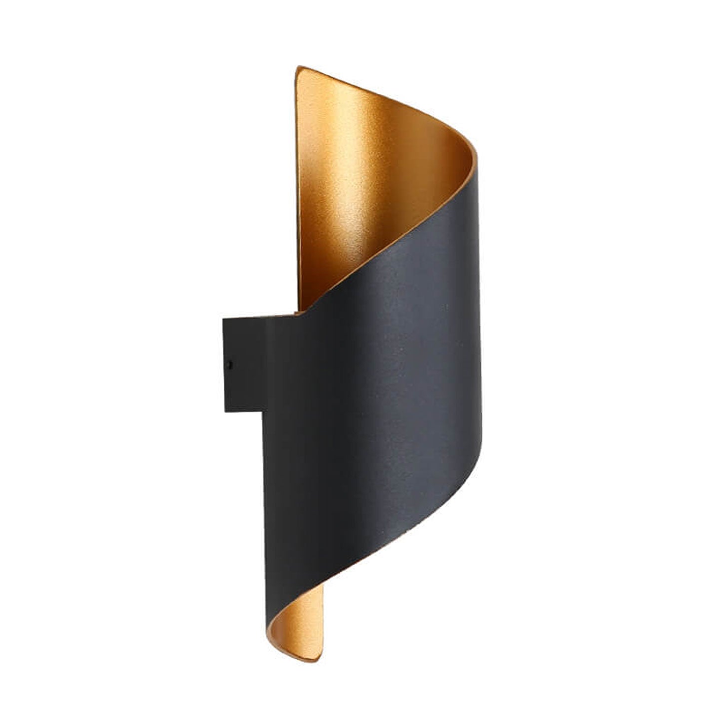 Modern Outdoor Aluminum Bending Column LED Waterproof Wall Sconce Lamp