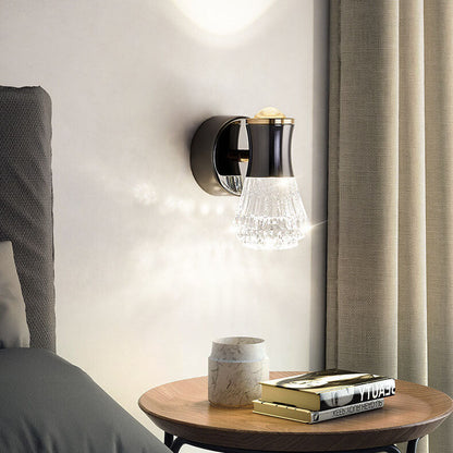 مصباح حائط LED بتصميم كرة حديدية إبداعي عصري بجانب السرير 
