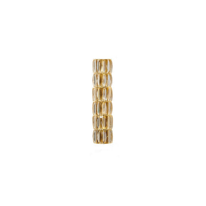 French Light Luxury Crystal Column LED Wall Sconce Lamp