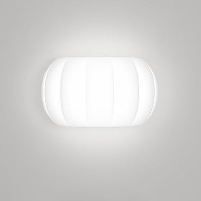 Modern Simplicity Iron Acrylic Pumpkin Elliptical LED Wall Sconce Lamp For Bedside