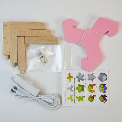 DIY Moon Lamp LED Night Light USB Decorative Table Lamp