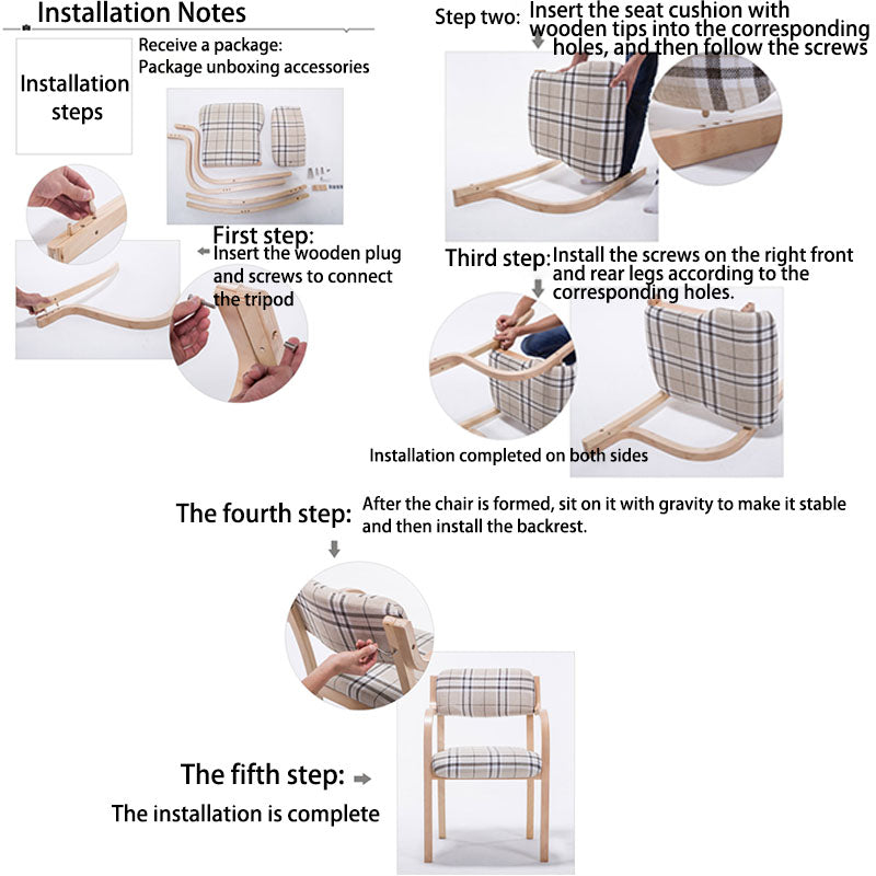 Contemporary Nordic Wood Cotton Linen Fabric PU Leather Velvet Sponge Square Dining Chair Backrest Armrest For Dining Room