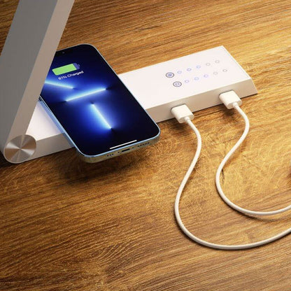 Creative Triangle Eye Protection USB Rechargeable LED Table Lamp