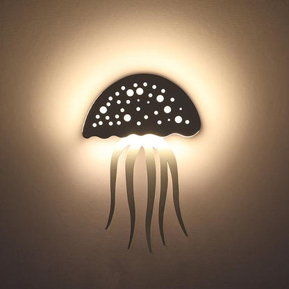 مصباح حائطي حديث إبداعي على شكل قنديل البحر مزود بضوء واحد 