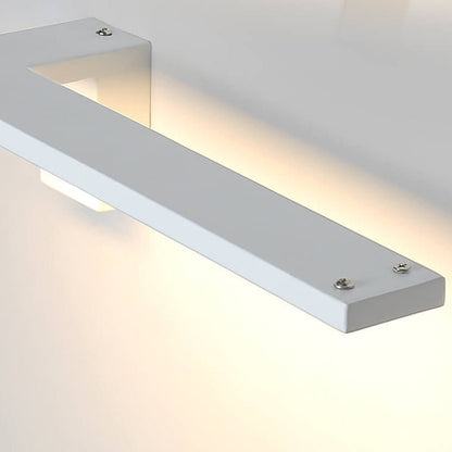 مصباح حائط LED مستطيل الشكل مصنوع من الحديد والأكريليك بتصميم عصري بسيط 
