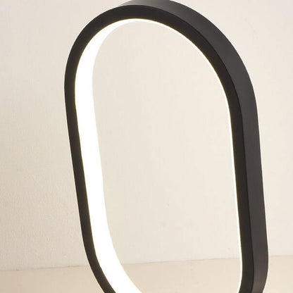Creative Simple Oval USB LED Night Light Table Lamp