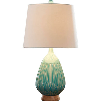 Modern Minimalist Light Luxury Ceramic 1-Light Table Lamp