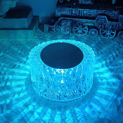 Creative Bird's Nest Crystal RGB LED Night Light Table Lamp