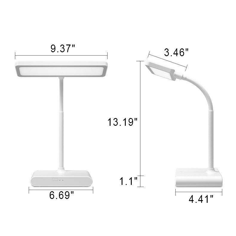 Simple Touch USB Square Dimmable LED Desk Lamp