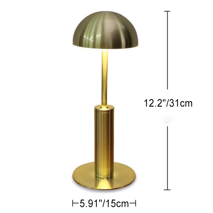 European Wrought Iron LED Rechargeable Table Lamp