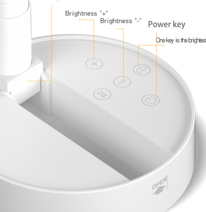 Student USB Rechargeable Foldable LED Table Lamp