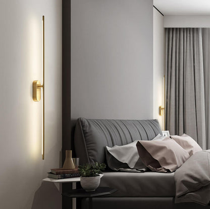 مصباح حائط LED بسيط بإبرة معدنية ونصف ضوء 