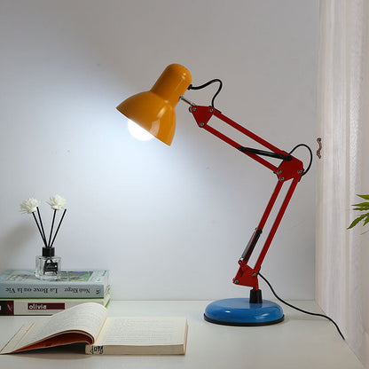 Modern Simplicity Memphis Iron Half Circle 1-Light Table Lamp For Study