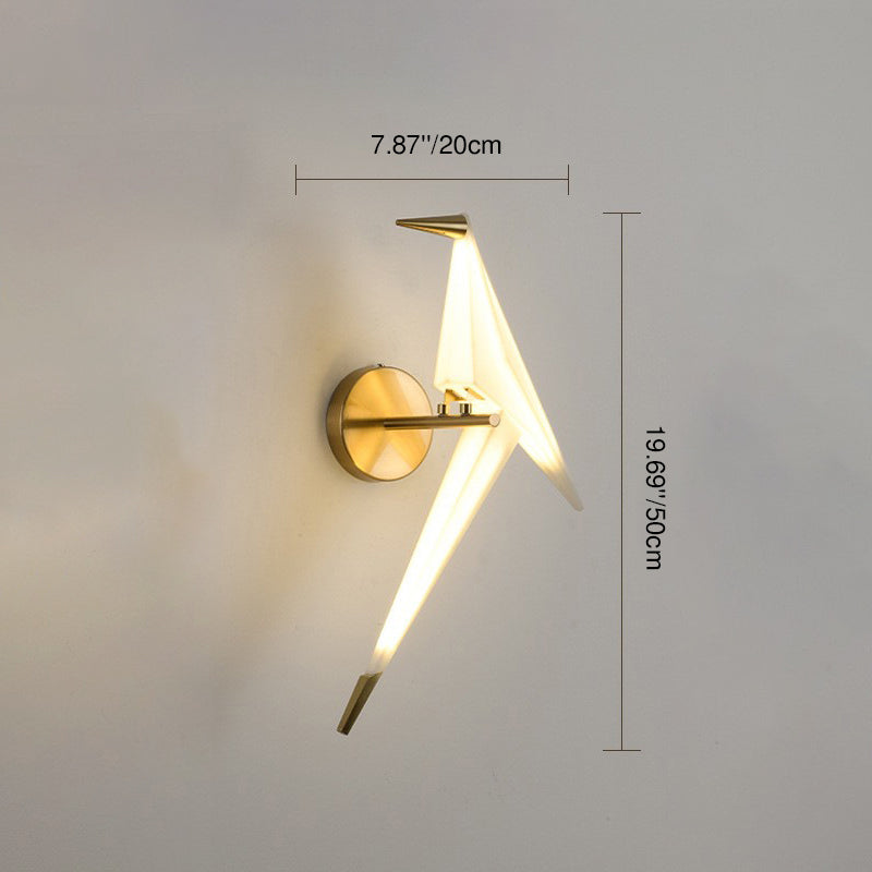 Modern Creative Thousand Paper Cranes LED Wall Sconce Lamp