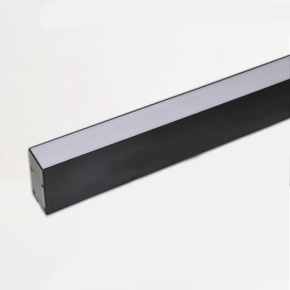 Modern Minimalist Long Acrylic Aluminum LED Flush Mount Ceiling Light For Living Room