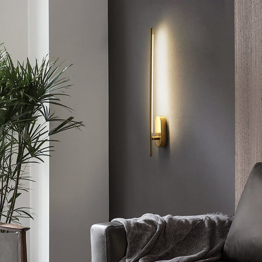 مصباح حائط LED بسيط بإبرة معدنية ونصف ضوء 