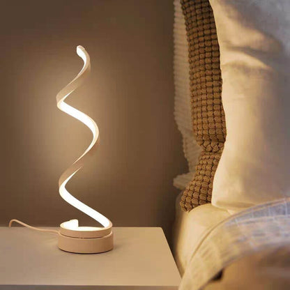 Spiral Shade 1-Light LED Table Lamps