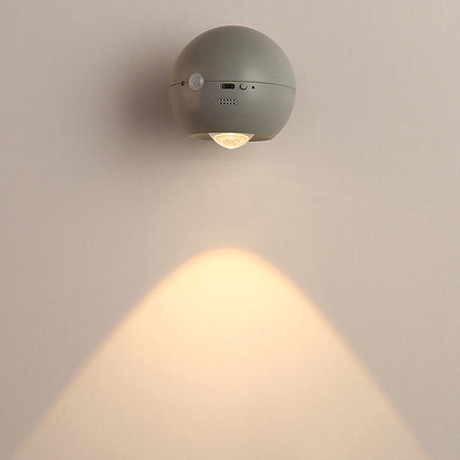 Modern Minimalist Orb USB ABS LED Wall Sconce Lamp For Bedroom