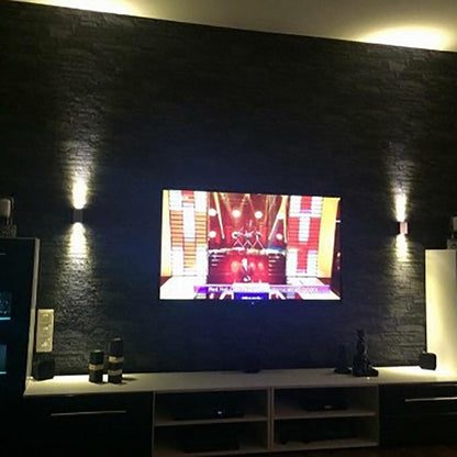 مصباح حائط LED مكعب من الألومنيوم المقاوم للماء بتصميم عصري وبسيط للفناء الخارجي 