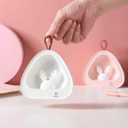Creative Cute Deer Silicone USB Charging Portable LED Night Light Table Lamp