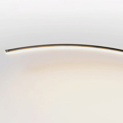 Nordic Modern Minimalist Fishing Rod Hardware Aluminum Acrylic LED Standing Floor Lamp